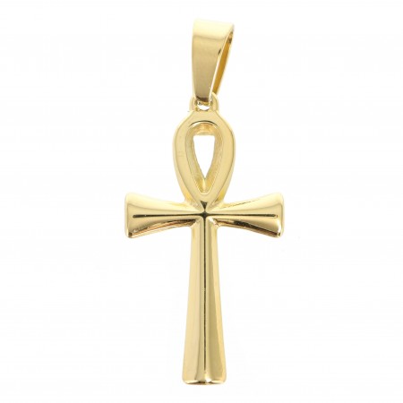 Croce della Vita da 3 cm dorata