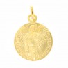 Medaglia di San Raffaele placcata in oro da 16 mm