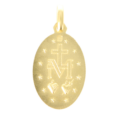Médaille Vierge Miraculeuse Plaquée Argent - Pour Fabriquer Ton Chapelet DIY, Lot De 10 Pièces