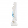 8cm white resin statue of Our Lady of Lourdes