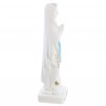 8cm white resin statue of Our Lady of Lourdes