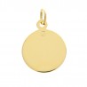 16 mm gold plated medal of Saint Gabriel