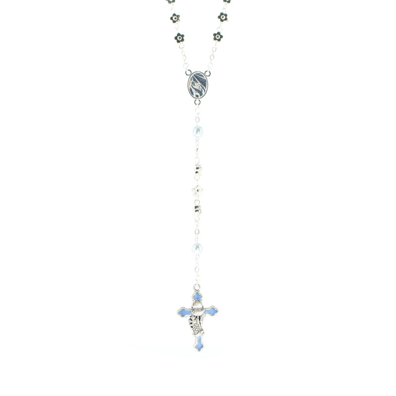 Coffret COMMUNION Chapelet Doré Croix Raisin - La Providence