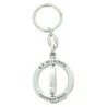 Round metal key ring of the Apparition with rotating faces