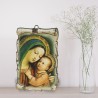 Wooden Frame of the Virgin and Child 10x15cm