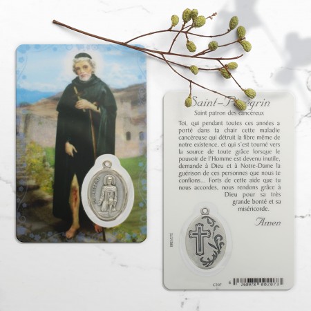 Carte de prière Saint...