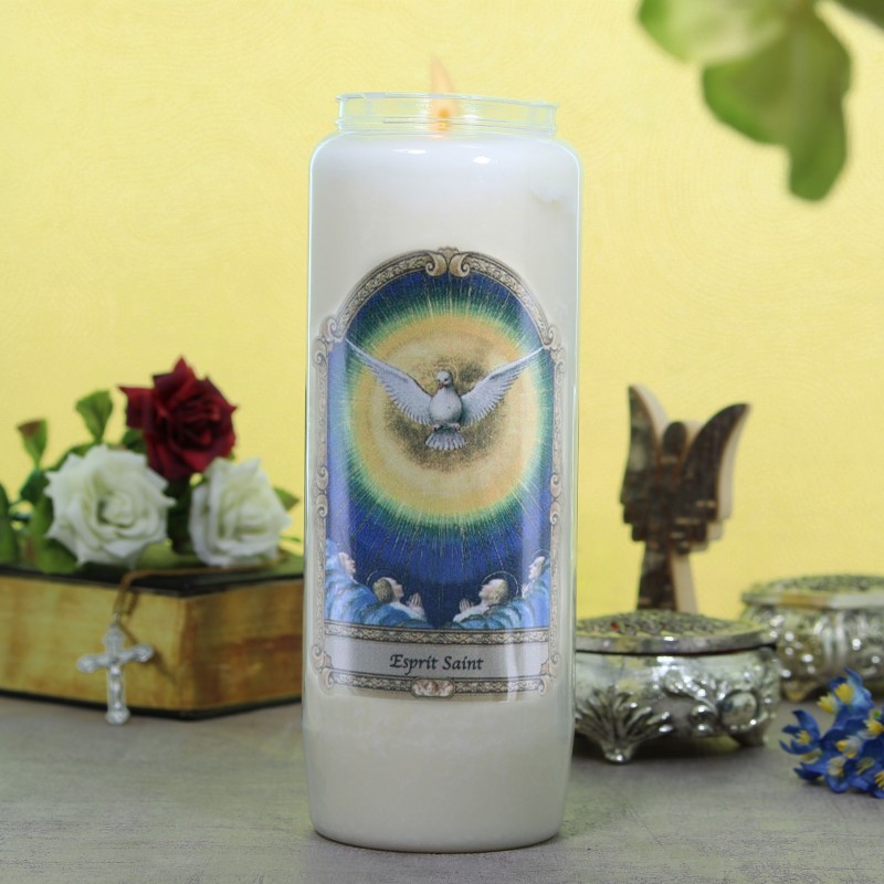 Novena candle Holy Spirit