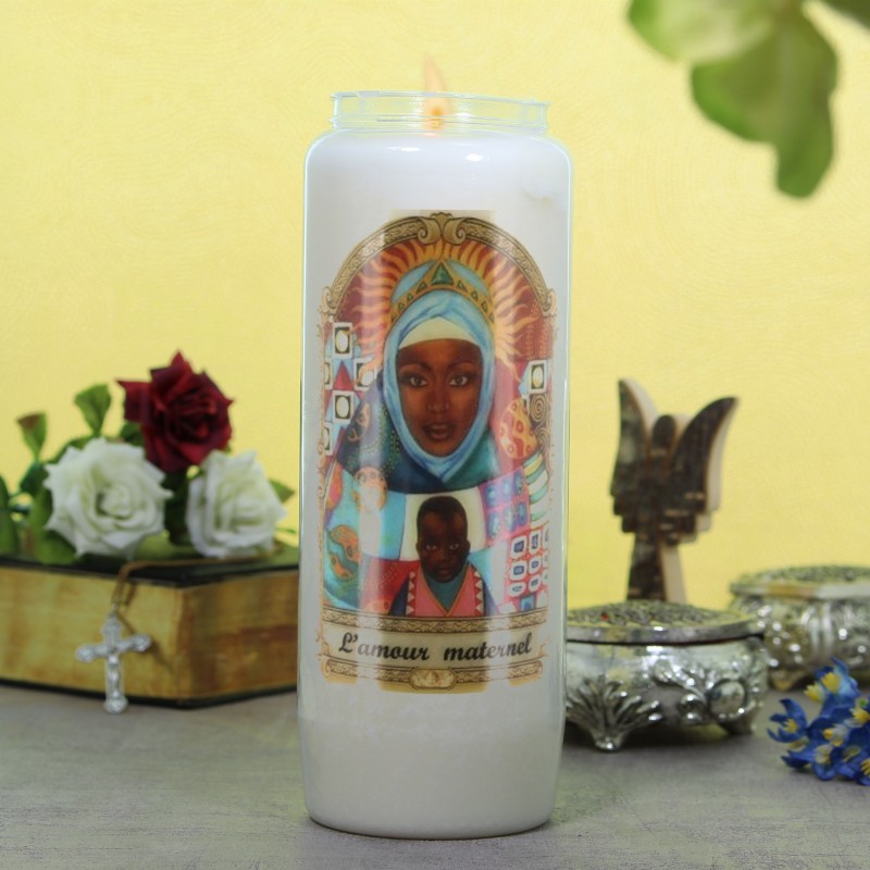 Novena candle of Maternal Love 17,5 cm