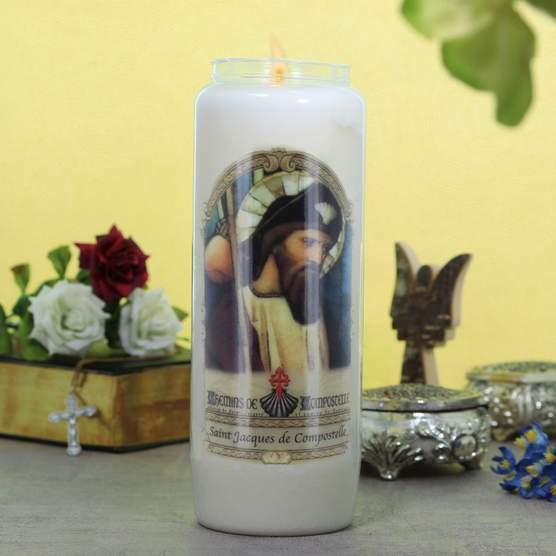 Novena candle Saint James of Compostela