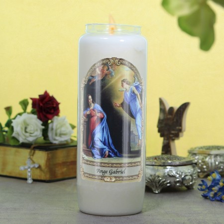 Novena candle Angel Gabriel