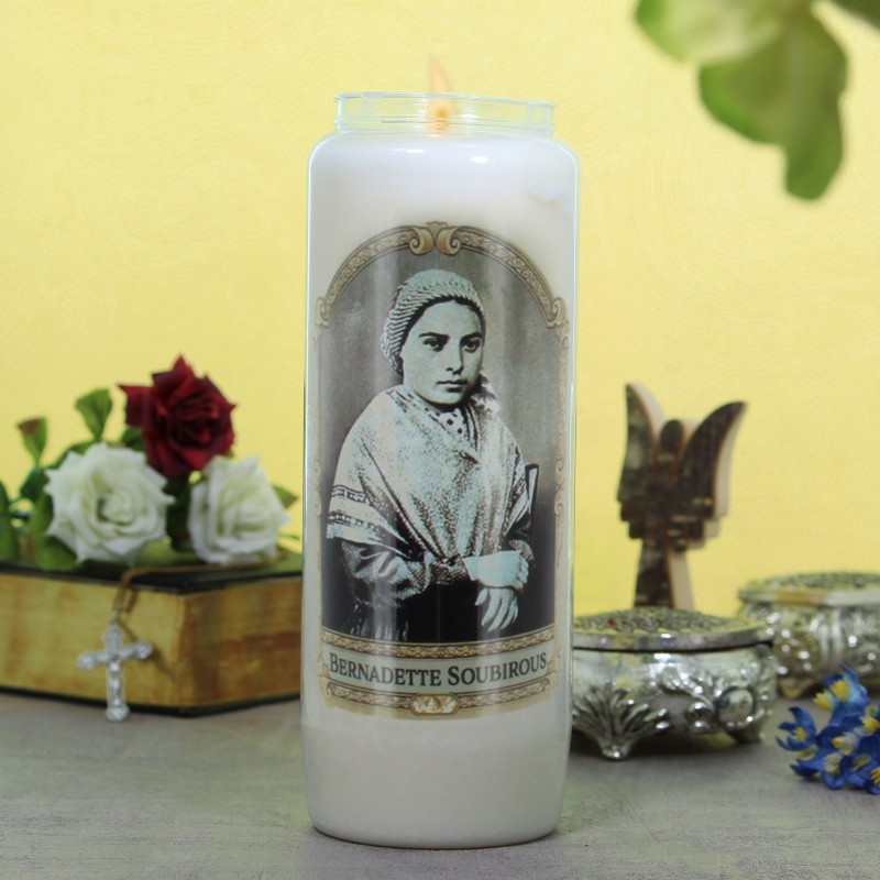 Saint Bernadette Novena Candle 17,5cm