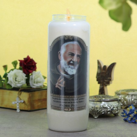 Padre Pio Novena Candle 17,5cm