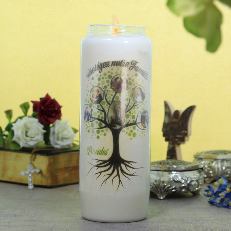 Protective Tree of Life Candle Novena 17,5cm