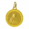 Medaglia della Madonna Scapolare in oro 16mm
