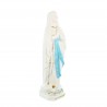 Statue Notre Dame de Lourdes blanche et bleue de 20cm