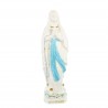 Statue Notre Dame de Lourdes blanche et bleue de 20cm