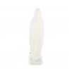 Statue Notre Dame de Lourdes blanche et bleue de 20cm
