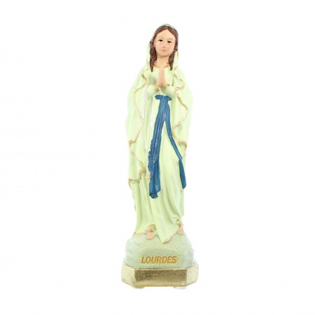 Statua luminosa di Nostra Signora di Lourdes da 20 cm.