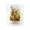 Lot de 4 bougies veilleuses de Saint Michel 20h 6cm
