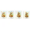 Lot de 4 bougies veilleuses de Saint Michel 20h 6cm