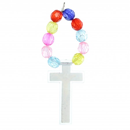 Chapelet Dizainier Multicolor avec croix du Christ