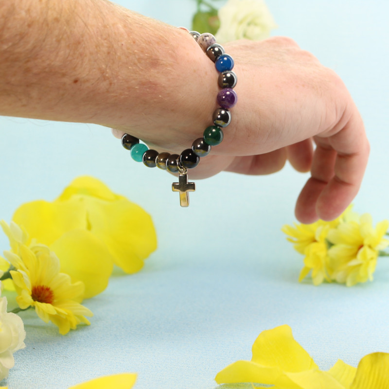 AnnonceBracelets avec croix homme | Membres : 15% de remise