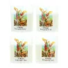 Lot de 4 bougies veilleuses de Saint Michel 20h 6cm