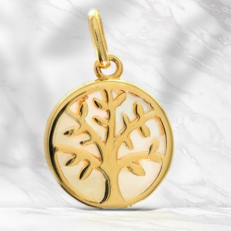 15mm gold plated Tree of Life pendant