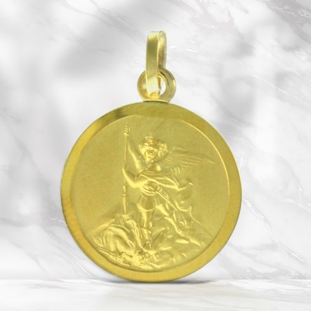 Medaglia di San Michele in oro 16mm