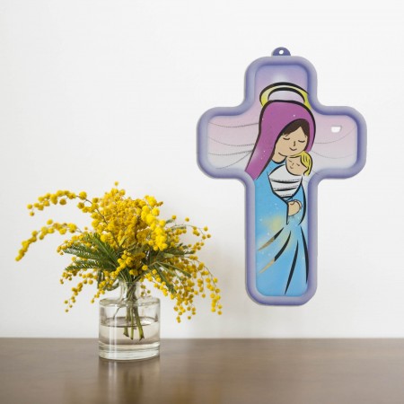 Religious Cross of the Virgin Mary for Child