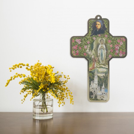 Croce dell'Apparizione di Lourdes 17 cm