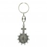Apparition of Lourdes and Saint Christopher Scout one decade rosary key ring
