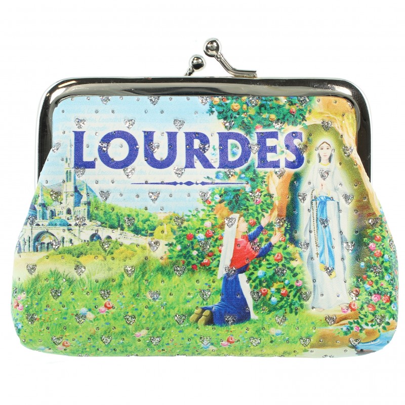 Porte monnaie de l'Apparition de Lourdes