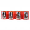 5.5x6cm Set of 4 Our Lady of Lourdes red candles