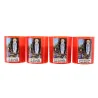 5.5x6cm Set of 4 Our Lady of Lourdes red candles