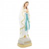 Statua Nostra Signora di Lourdes da 40 cm con bordo in glitter dorato , resina