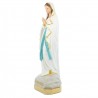40cm resin statue of Our Lady of Lourdes with golden glitter border