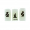 Set di 3 candele dell'Apparizione e degli Angeli 6x3cm