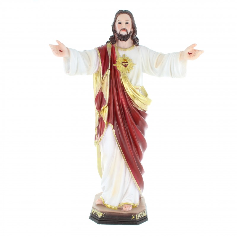 Statue du Sacré Coeur de Jésus de Montmartre en résine de 40cm