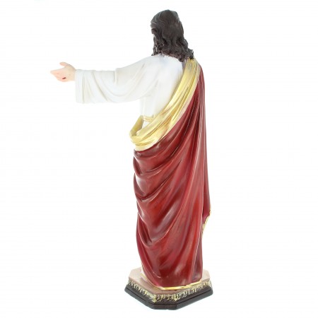 Statue du Sacré Coeur de Jésus de Montmartre en résine de 40cm