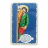 The dream of Saint Joseph prayer card with a medal