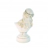 Stone and white resin bust of Christ 13cm