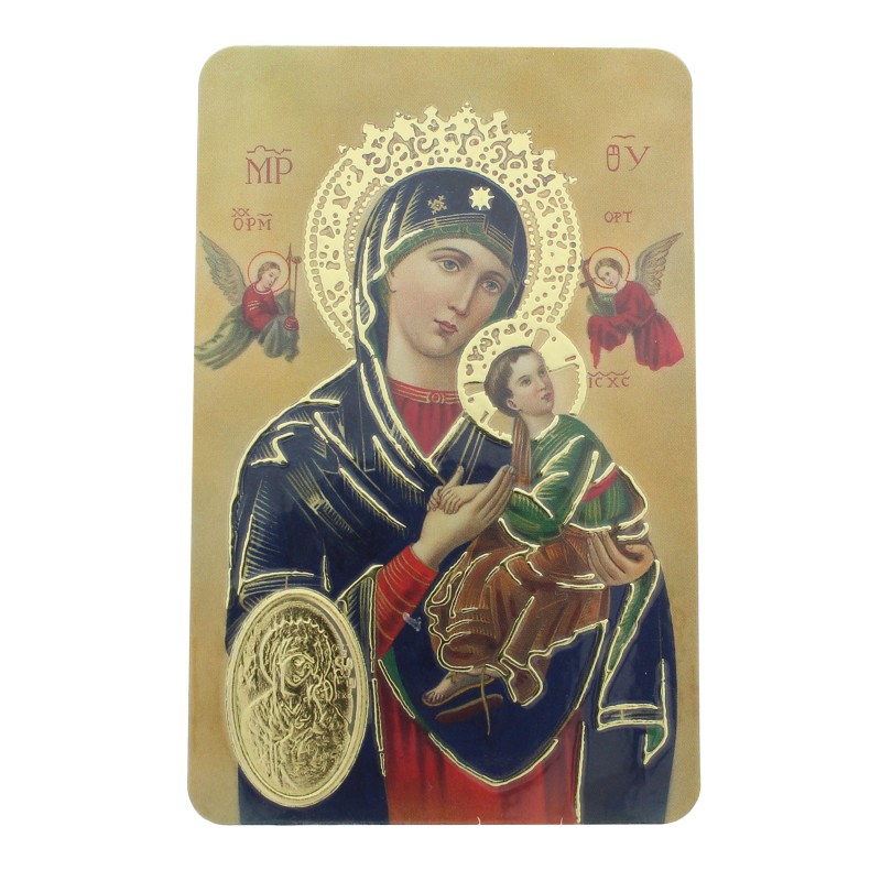 Our Lady of Perpetual Help prayer card