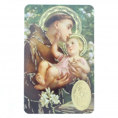 Saint Anthony prayer card