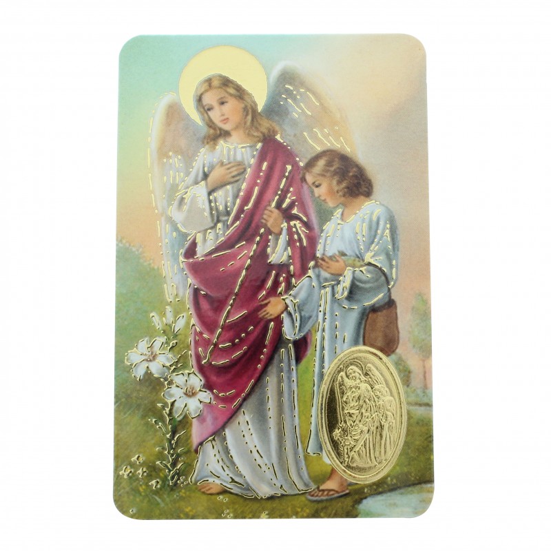 Saint Raphael prayer card