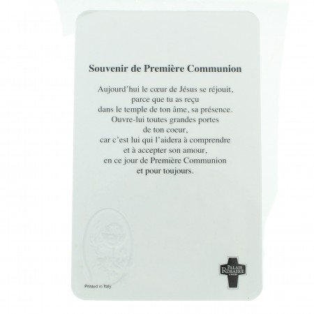 Communion prayer card for girls