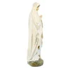 Statue of Our Lady of Lourdes with sequins in resin 28cm
