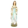 Statue Notre Dame de Lourdes à paillettes en résine 28cm