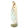 Statue Notre Dame de Lourdes à paillettes en résine 28cm