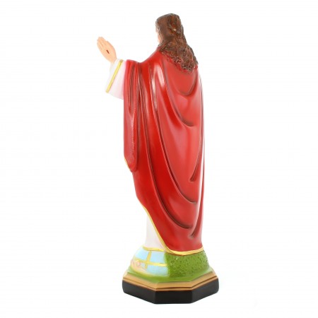 Statua Sacro Cuore di Gesù di Montmartre in resina 40cm